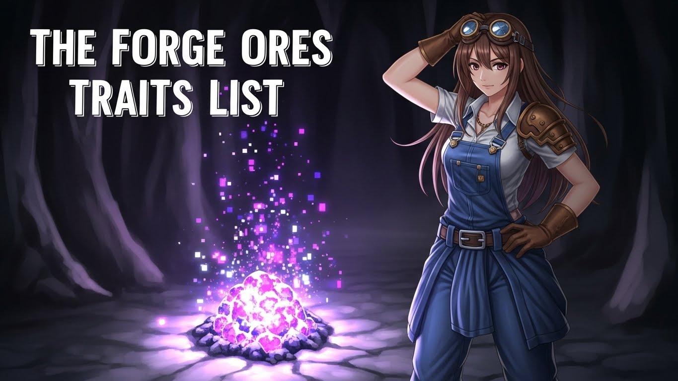 The Forge Ores Traits List