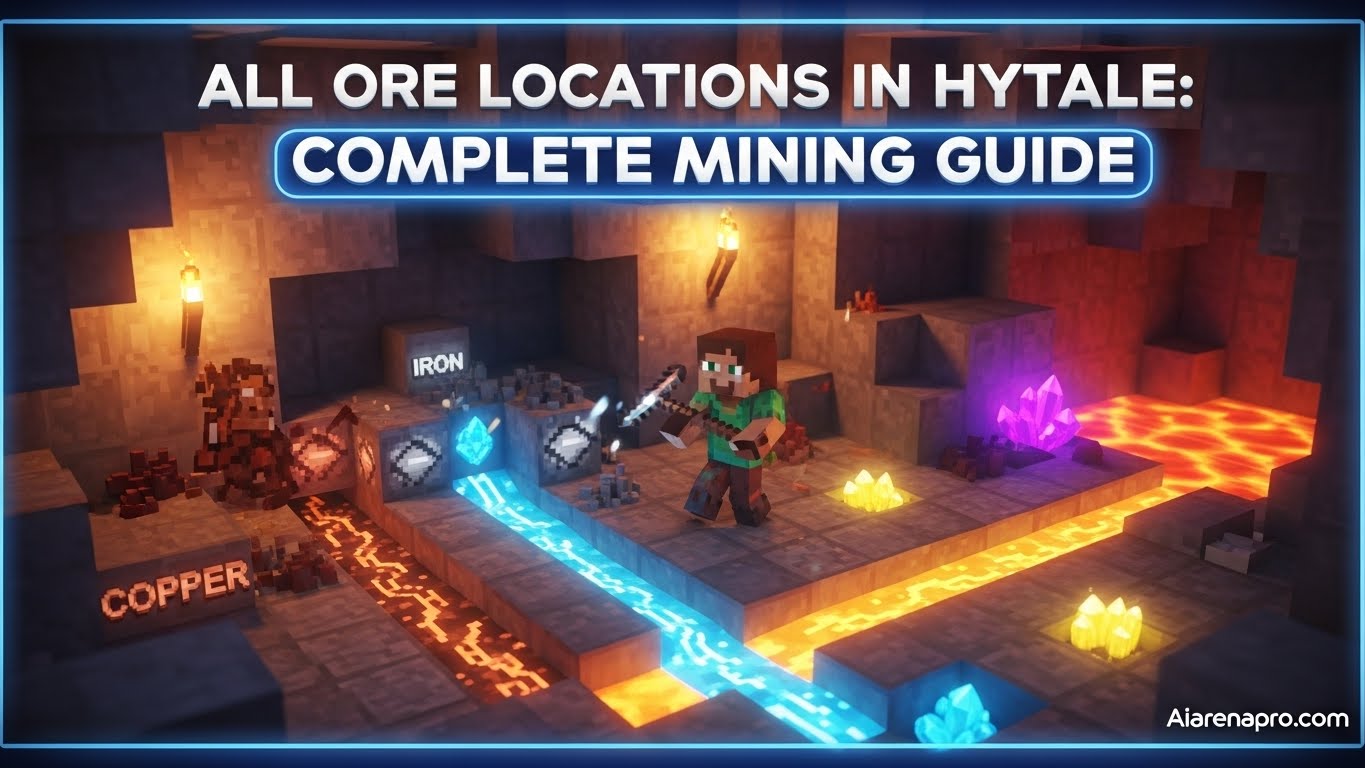 All Ore Locations in Hytale
