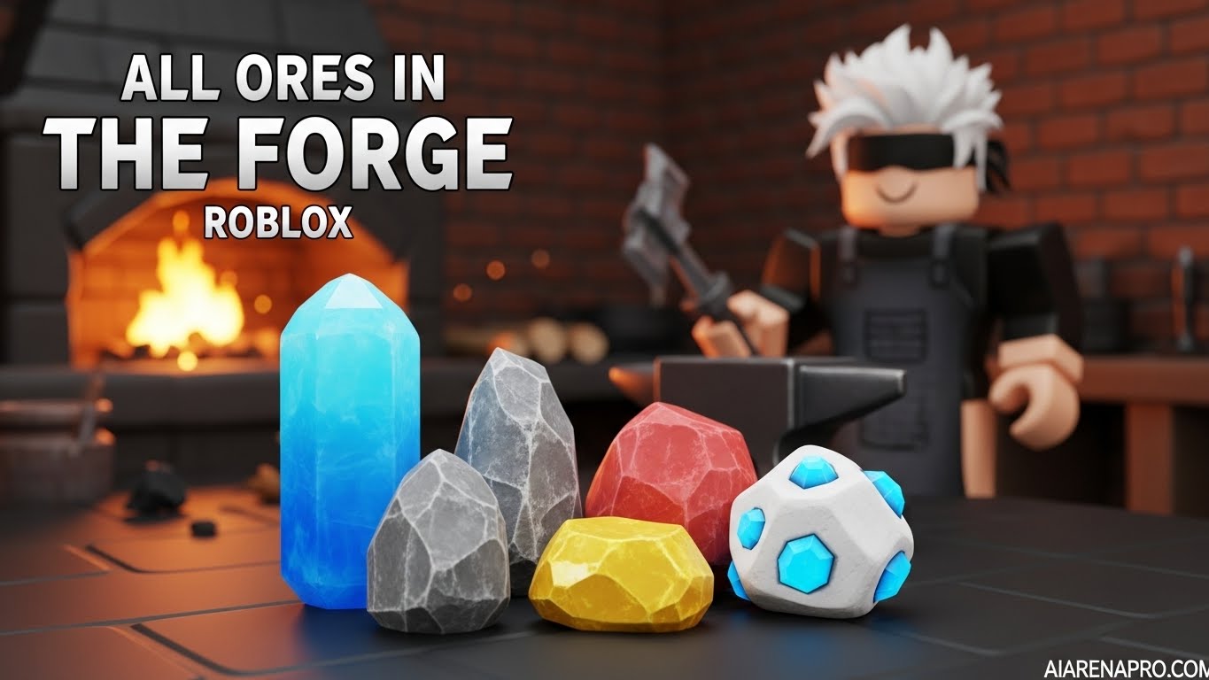 All Ores in The Forge Roblox