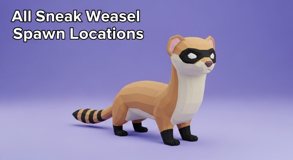All Sneak Weasel Spawn Locations
