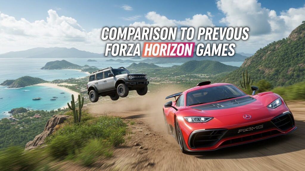 Comparison to Previous Forza Horizon Games