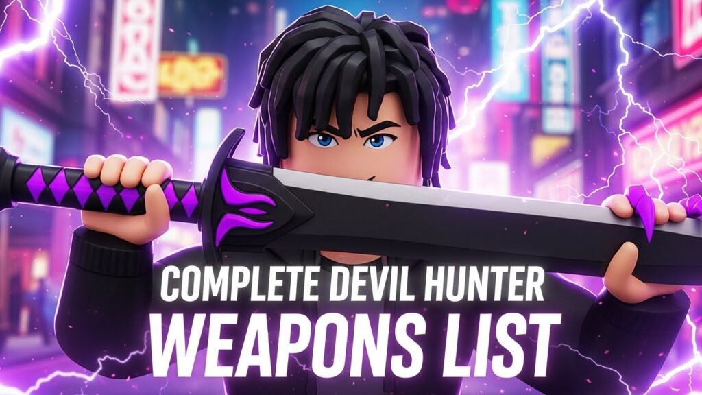 Complete Devil Hunter Weapons List
