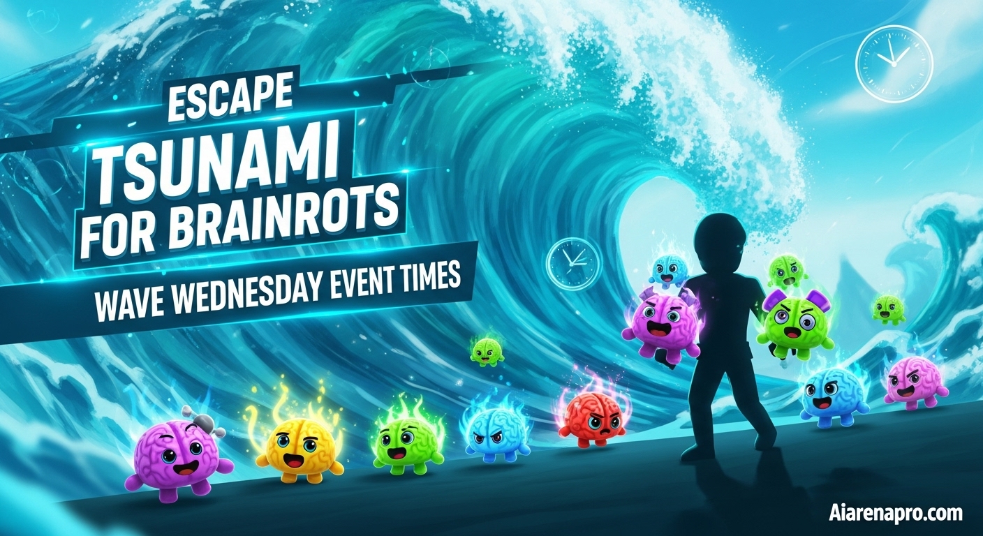Escape Tsunami For Brainrots Wave Wednesday Event Times