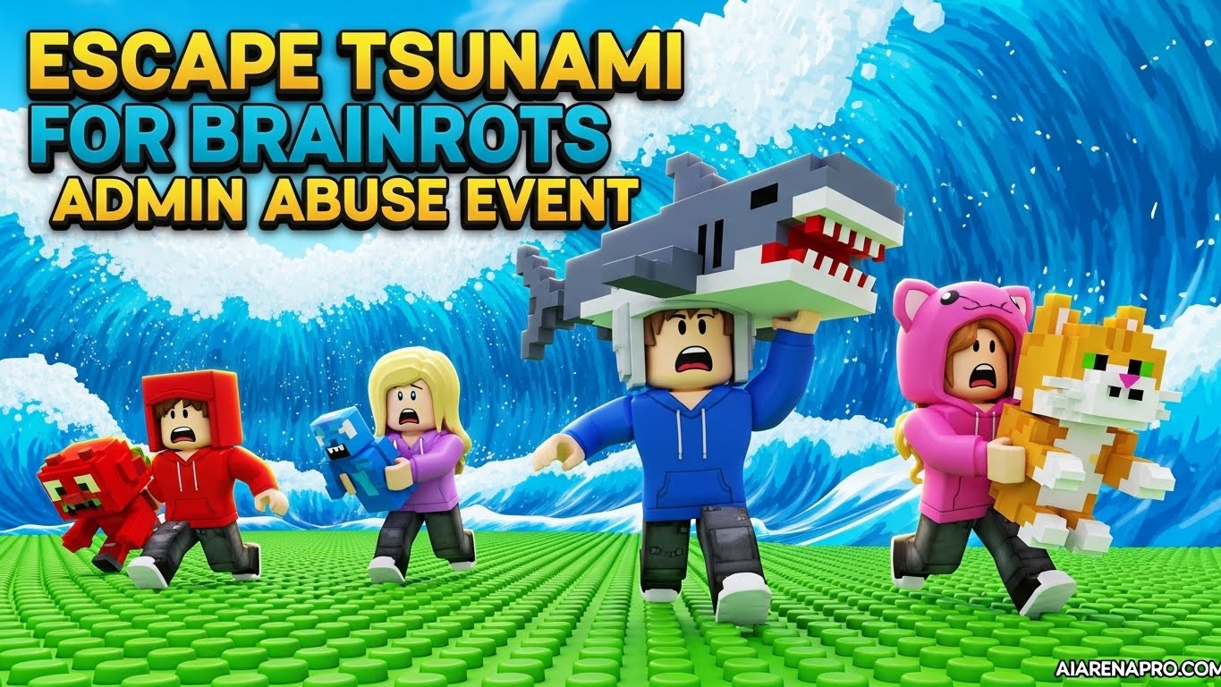 Escape Tsunami for Brainrots Admin Abuse Event