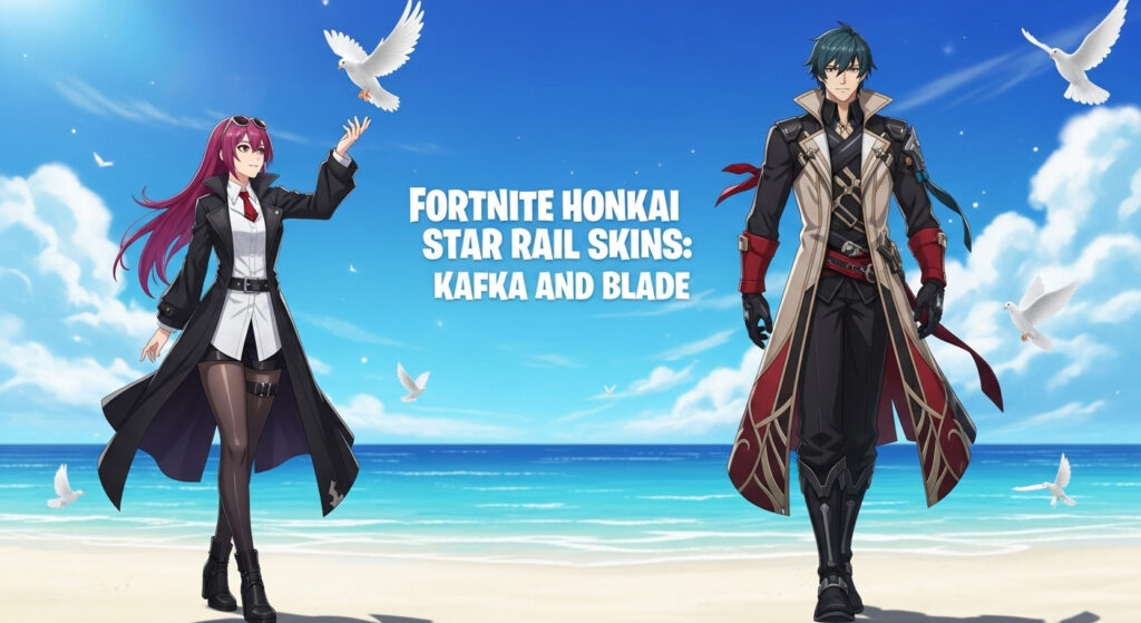 Fortnite Honkai Star Rail Skins Kafka and Blade