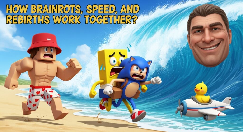 How Brainrots, Speed, and Rebirths Work Together?