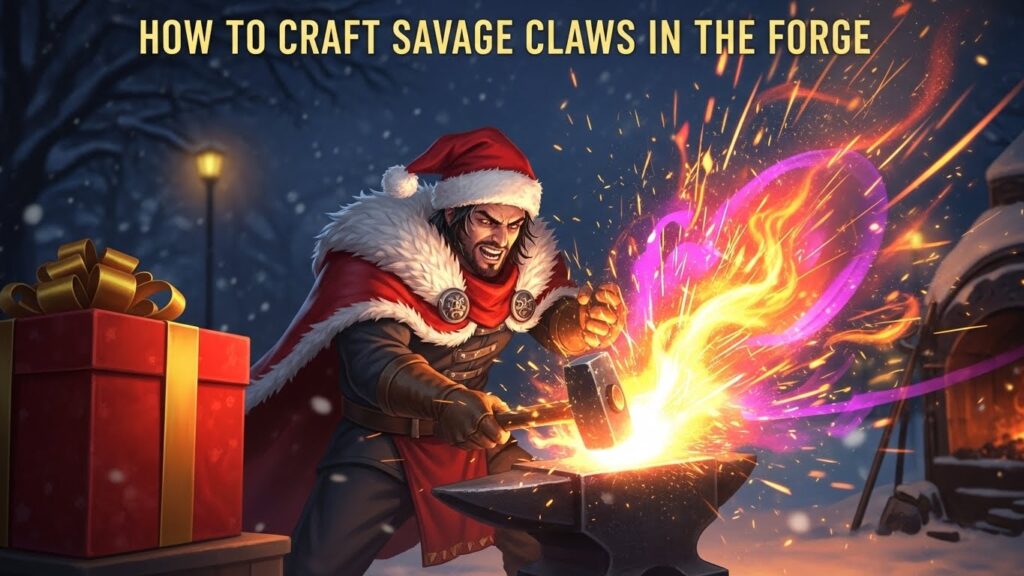 How to Craft Savage Claws in The Forge