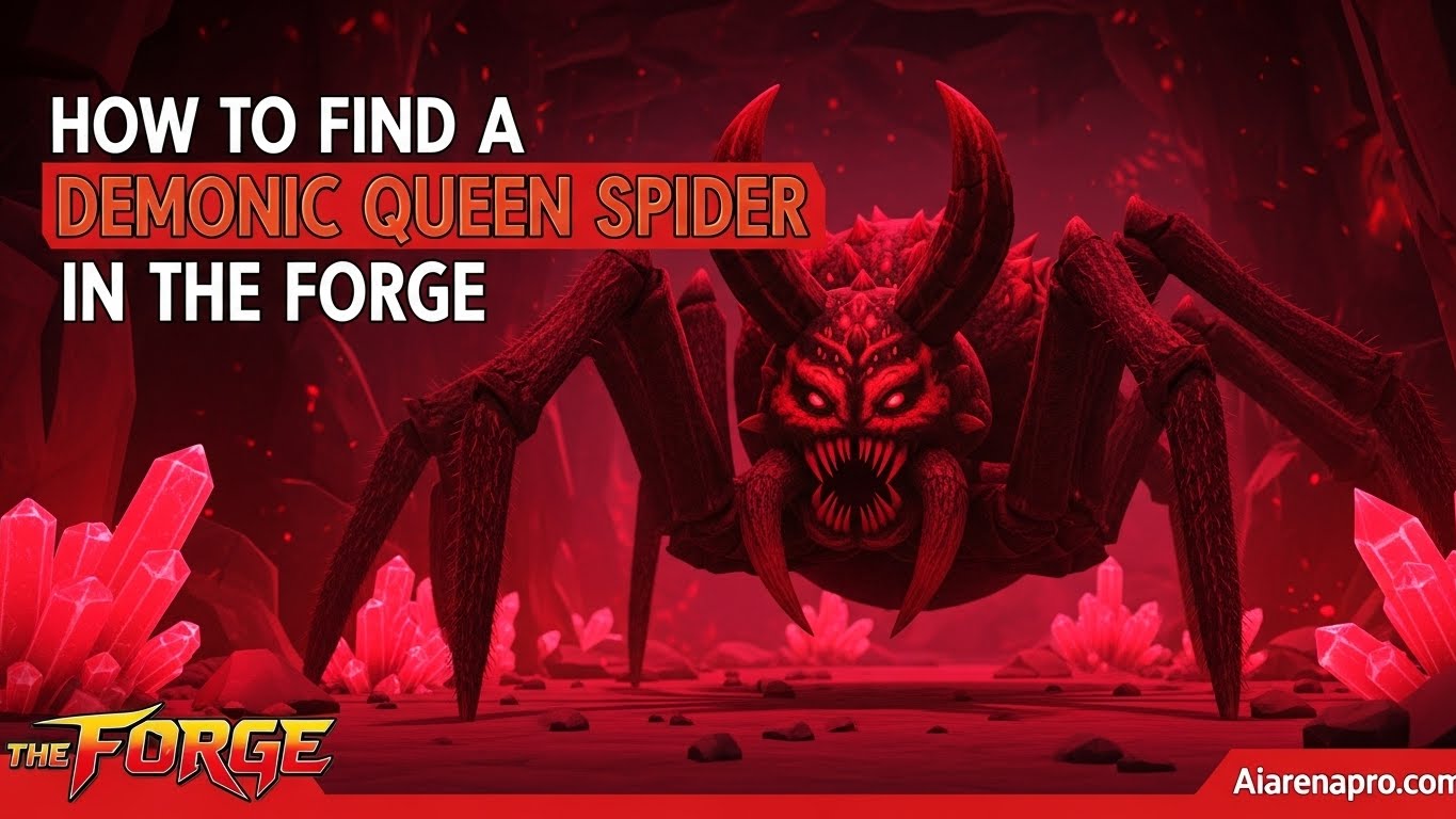 How to Find Demonic Queen Spider in The Forge
