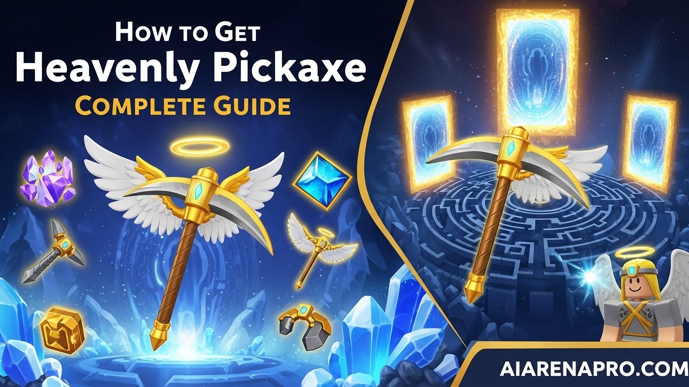 How to Get Heavenly Pickaxe The Forge