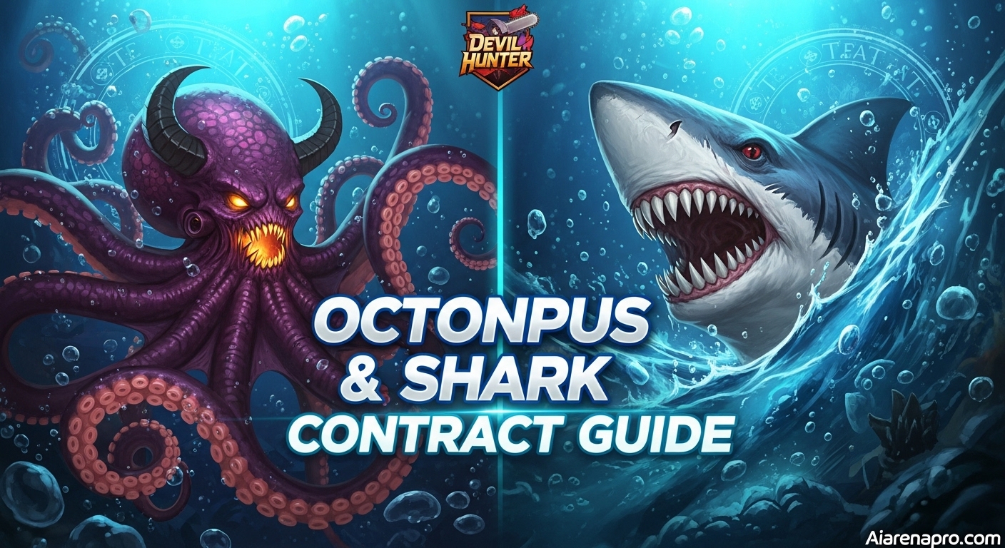 How to Get Octopus Devil & Shark Contract in Devil Hunter