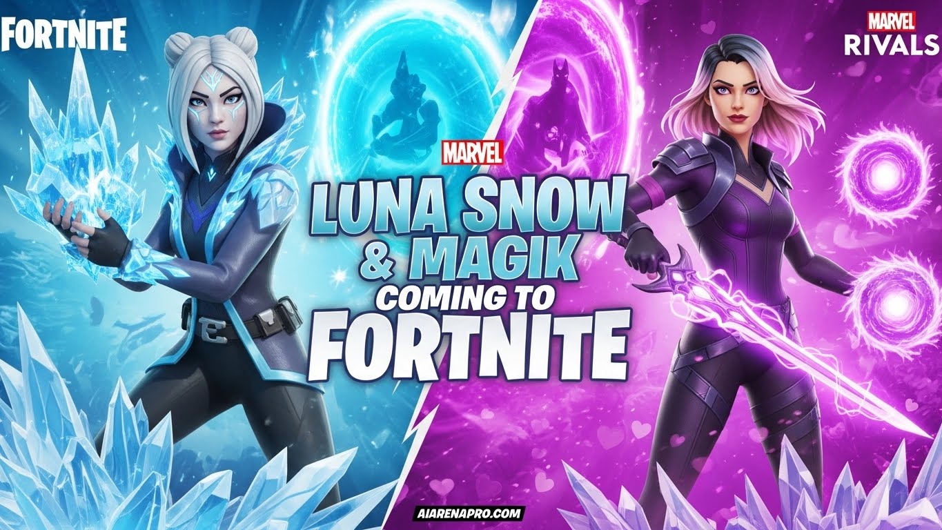 Marvel Rivals Luna Snow & Magik Fortnite Skins