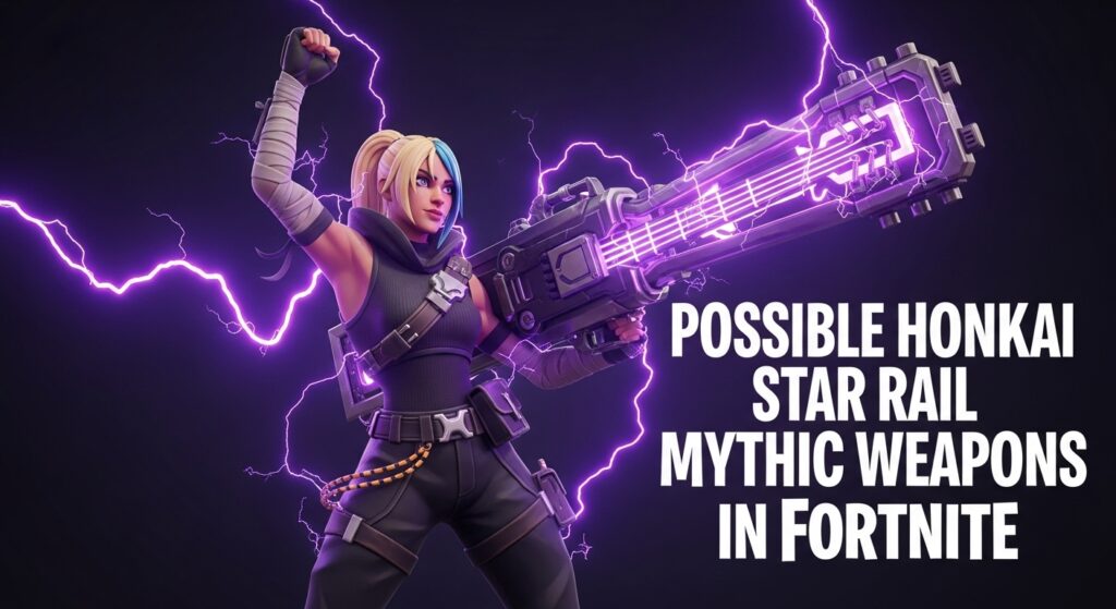 Possible Honkai Star Rail Mythic Weapons in Fortnite