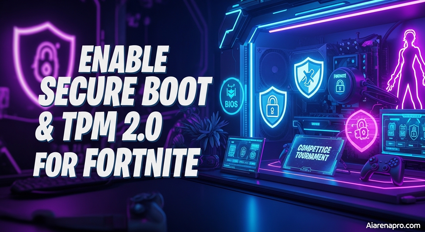 How to Enable Secure Boot and TPM 2.0 in Fortnite