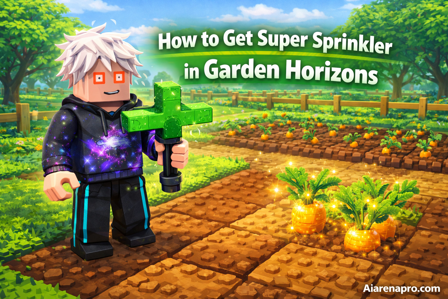 How to Get Super Sprinkler in Garden Horizons