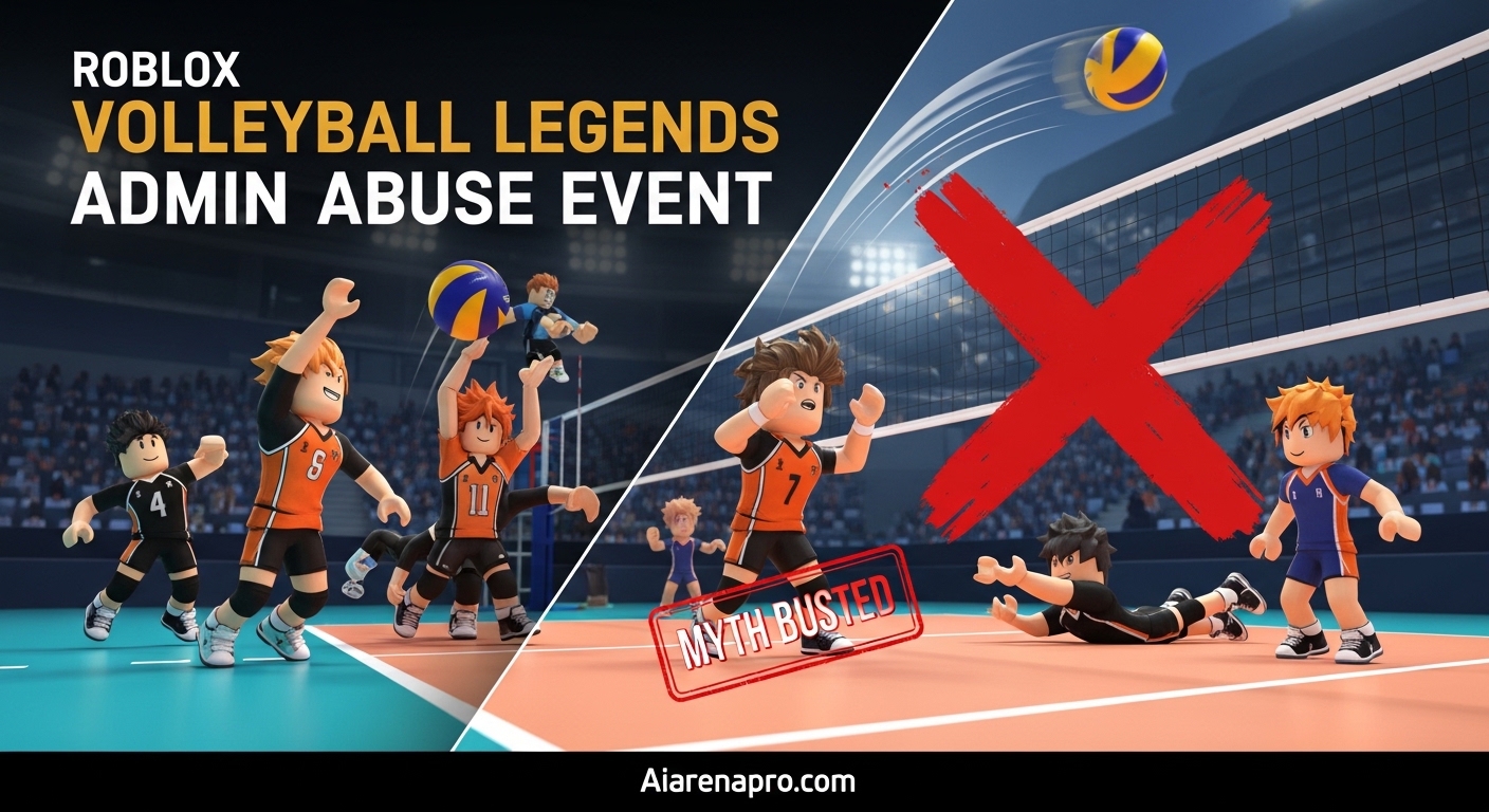 Roblox Volleyball Legends Admin Abuse Event