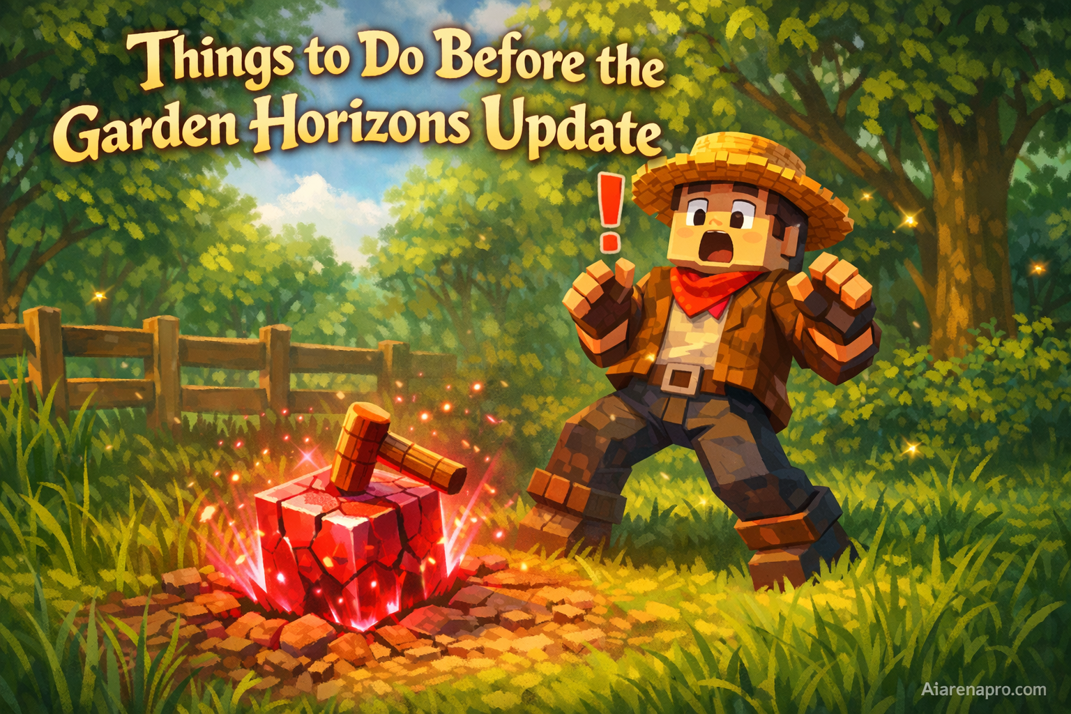 Things to Do Before the Garden Horizons Update