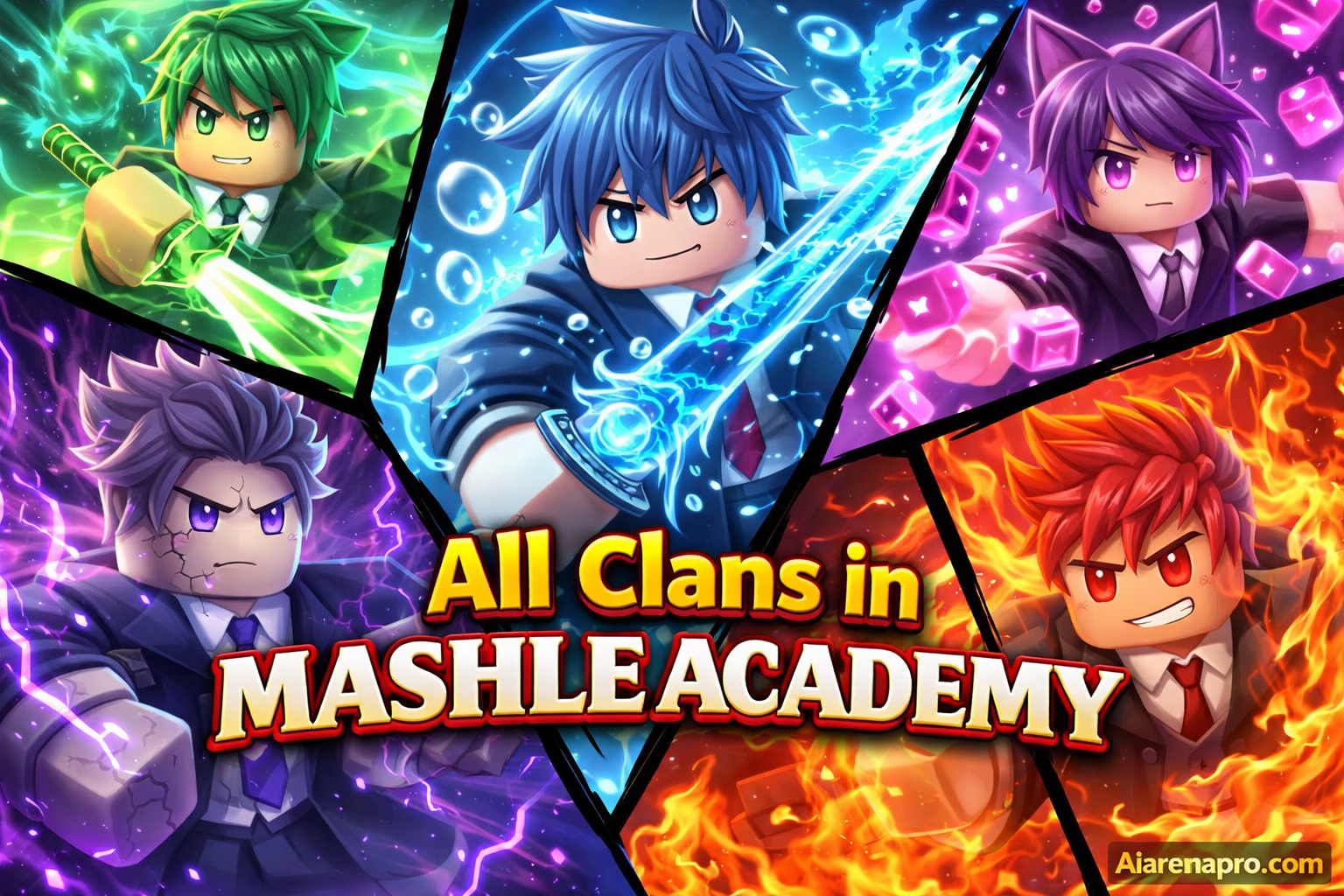 All Clans in Mashle Academy