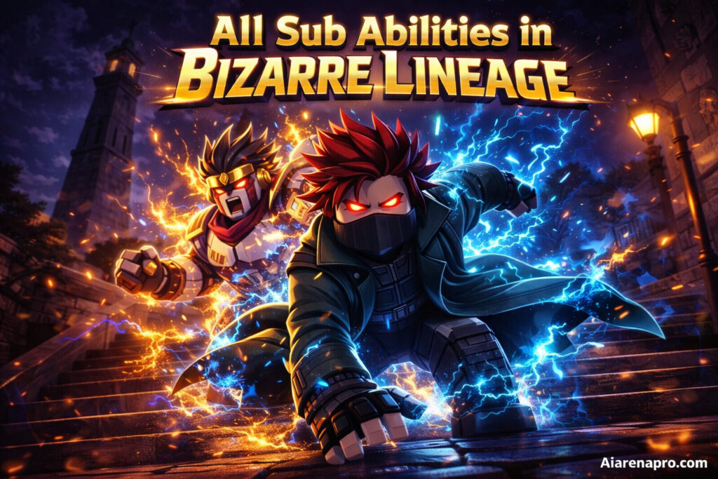 All Sub Abilities in Bizarre