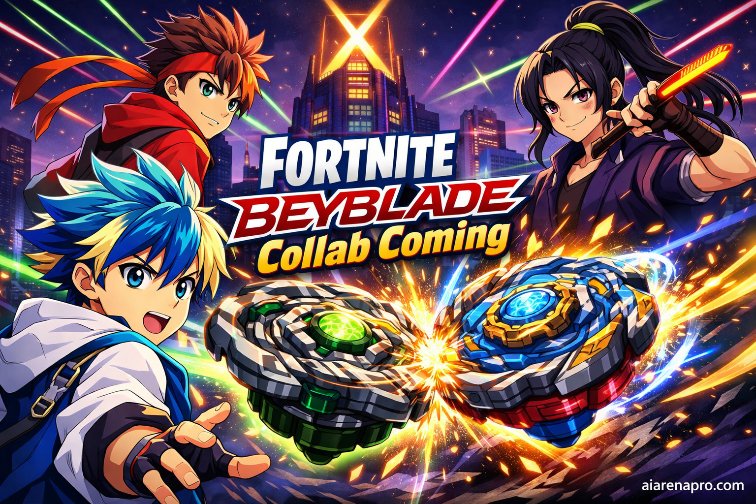 Fortnite Beyblade Collab Coming