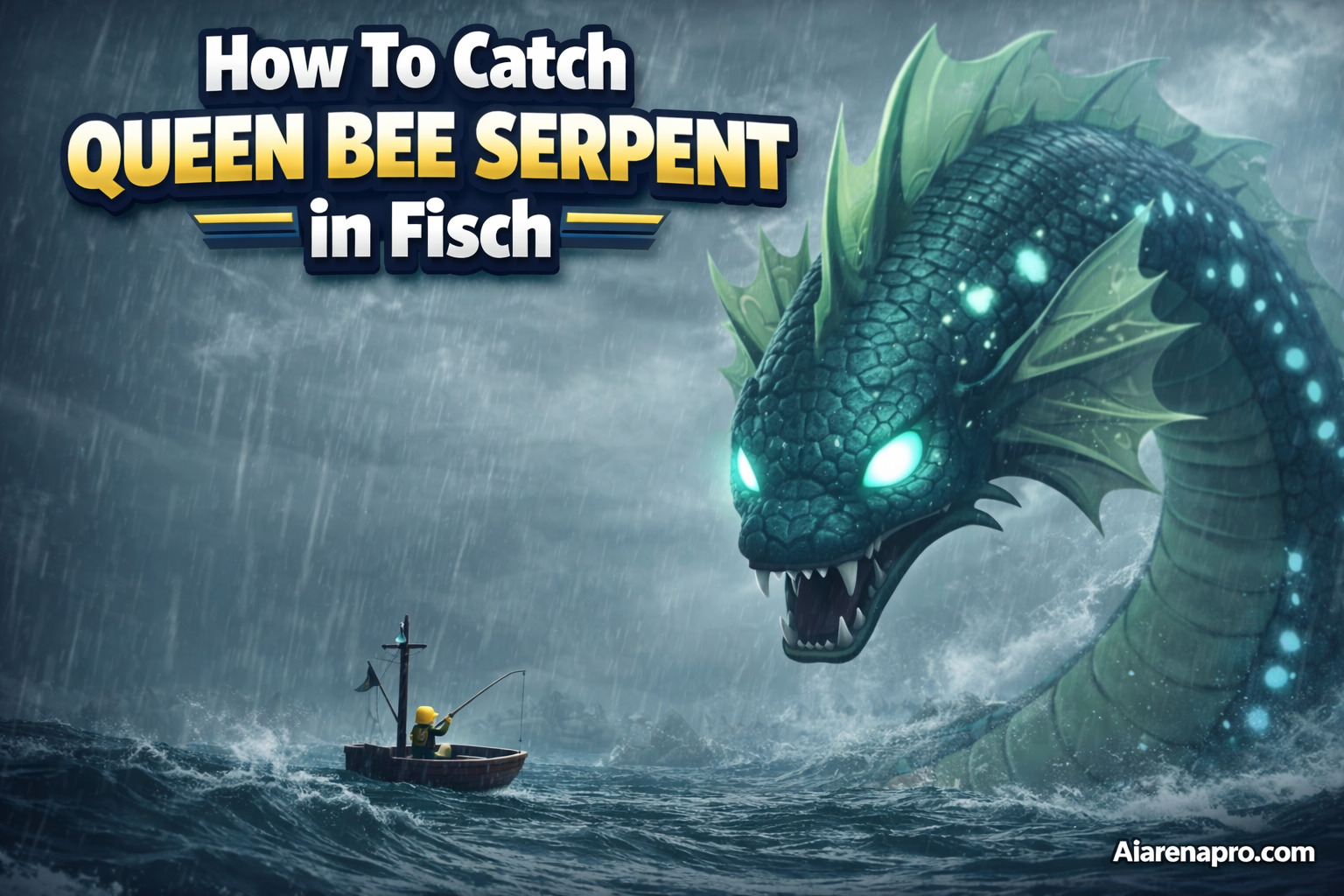 How To Catch Queen Bee Serpent in Fisch