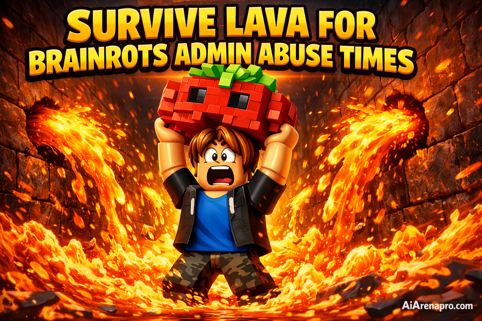 Survive Lava for Brainrots Admin Abuse Times