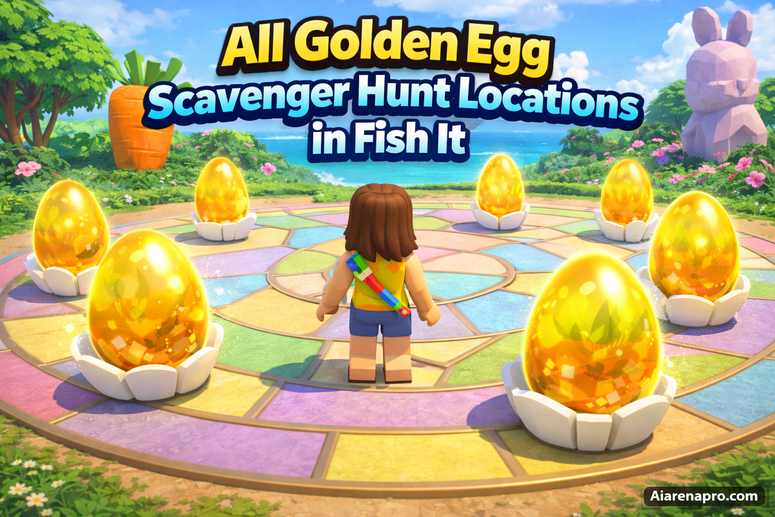 All Golden Egg Scavenger Hunt Locations in Fish It