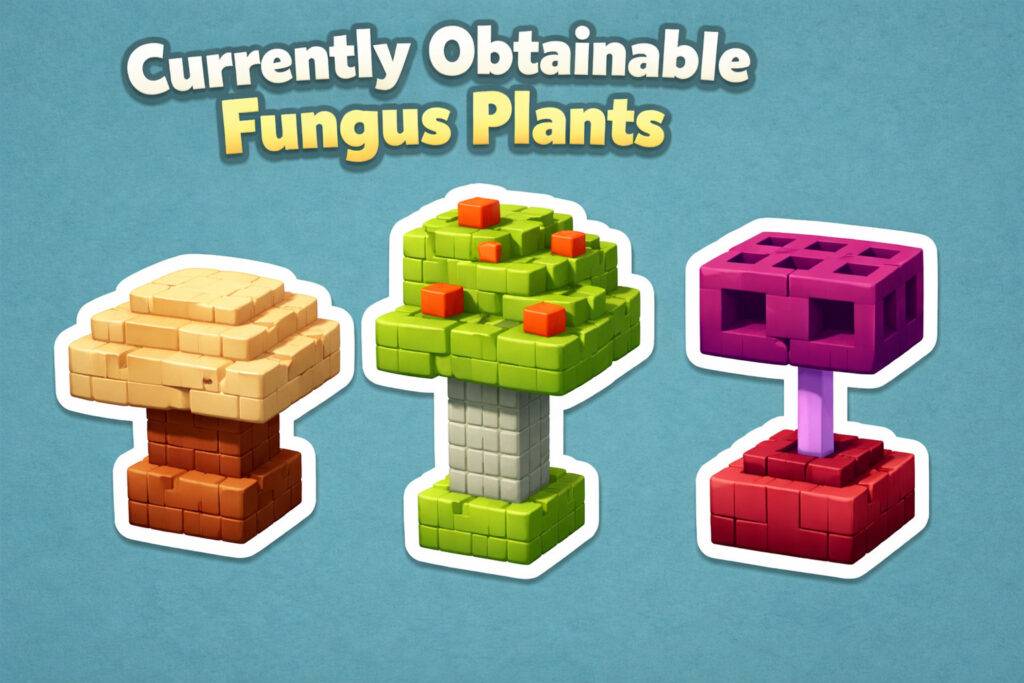 Currently Obtainable Fungus Plants