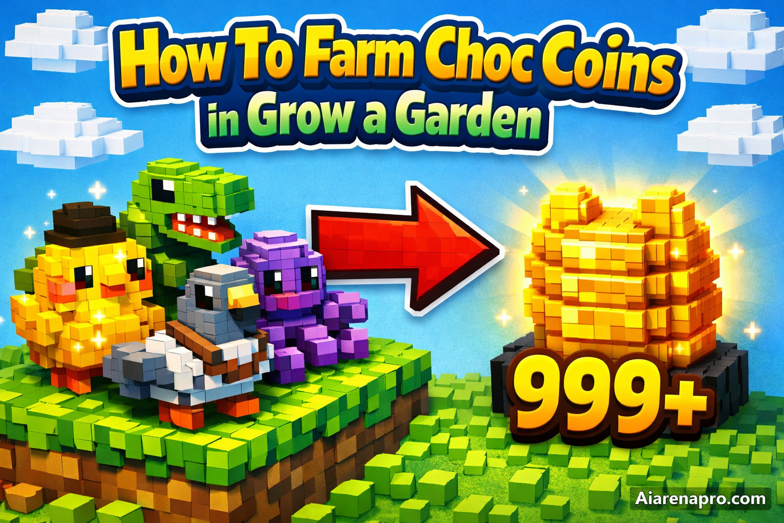 How To Farm Choc Coins in Grow a Garden