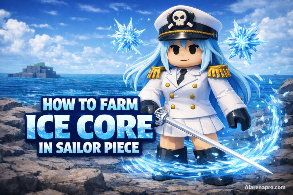 How to Farm Ice Core in Sailor Piece?