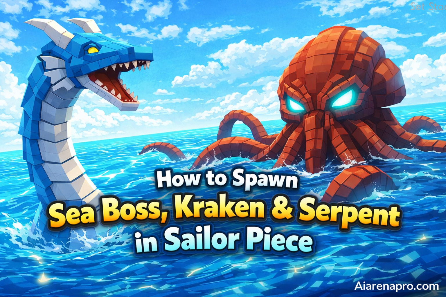 How to Spawn Sea Boss, Kraken & Serpent in Sailor Piece