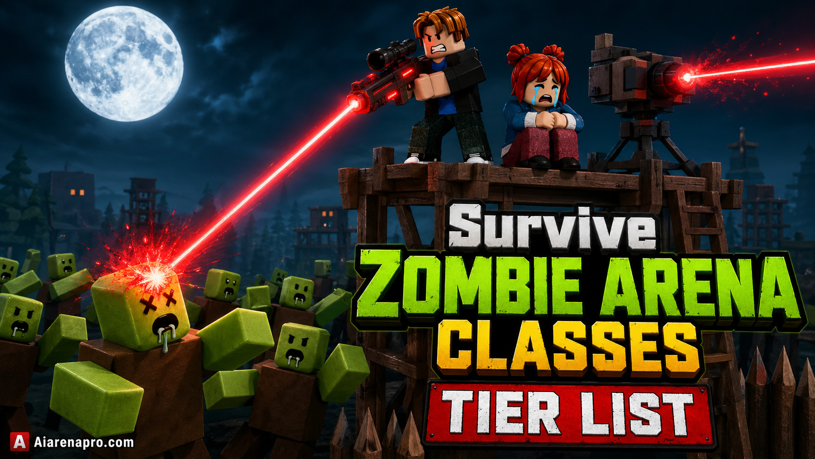 Survive Zombie Arena Classes Tier List