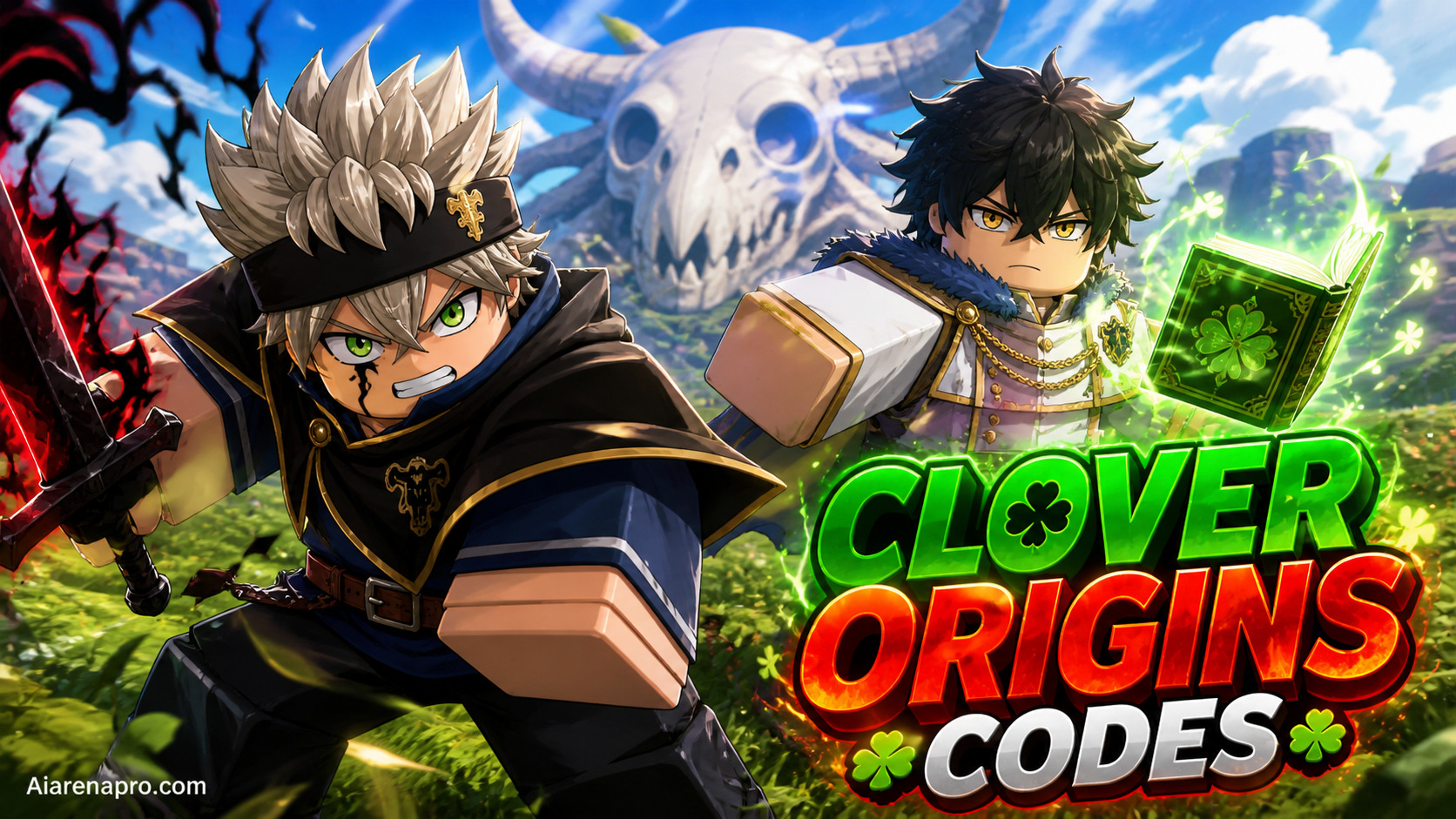 Clover Origins Codes