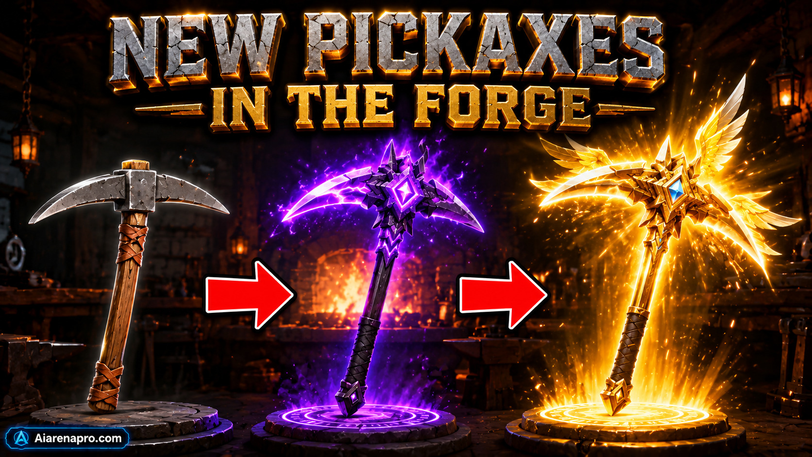 New Pickaxes in The Forge