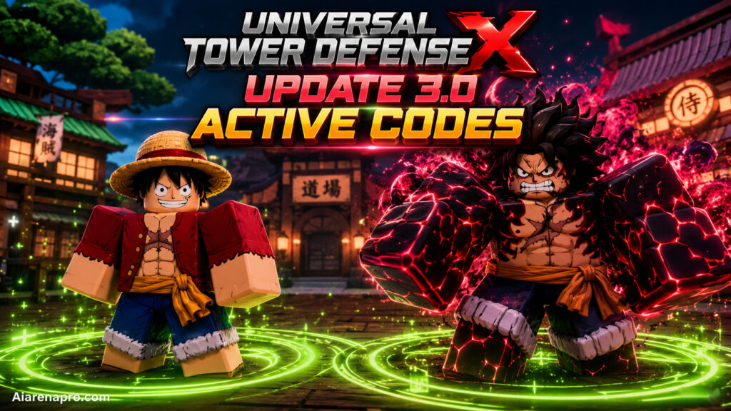 Universal Tower Defense X Update 3.0 Active Codes
