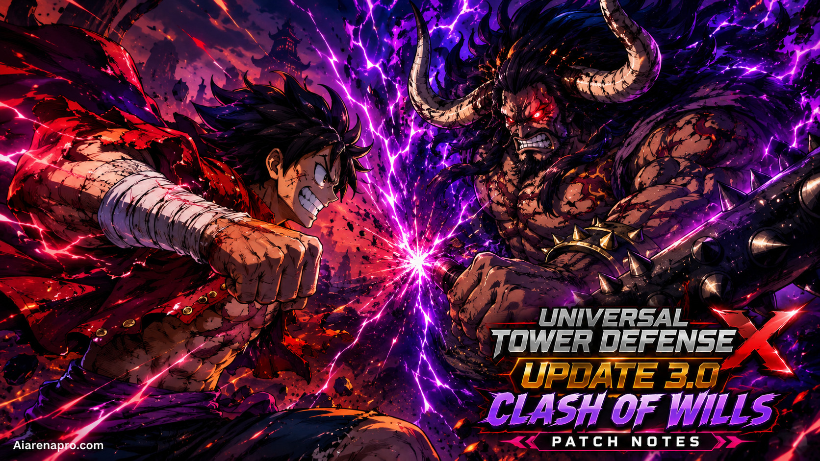 Universal Tower Defense X Update 3.0 Clash of Wills Patch Notes