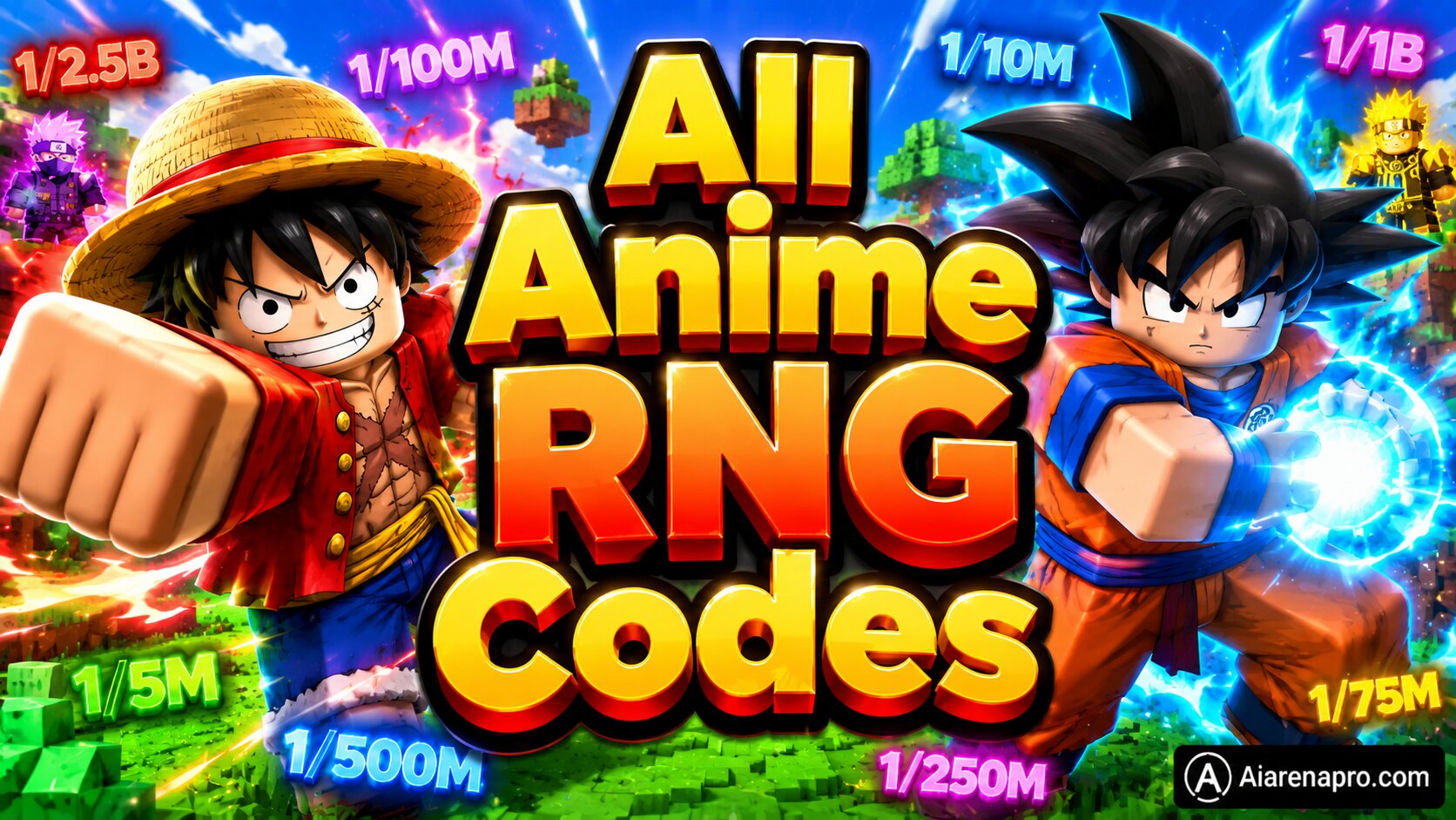 All Anime RNG Codes