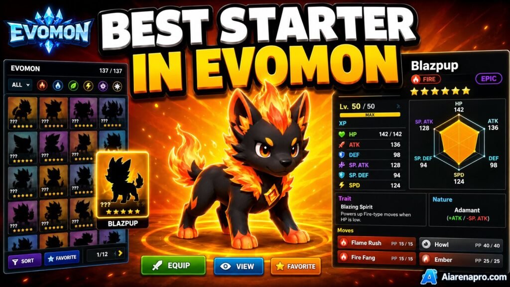 Best Starter in Evomon