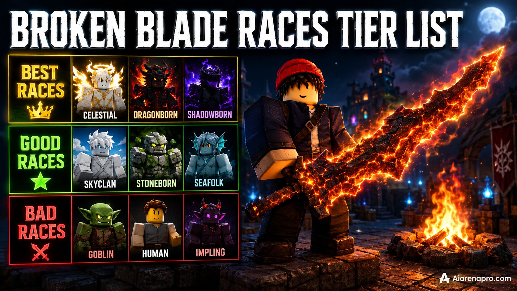 Broken Blade Races Tier List