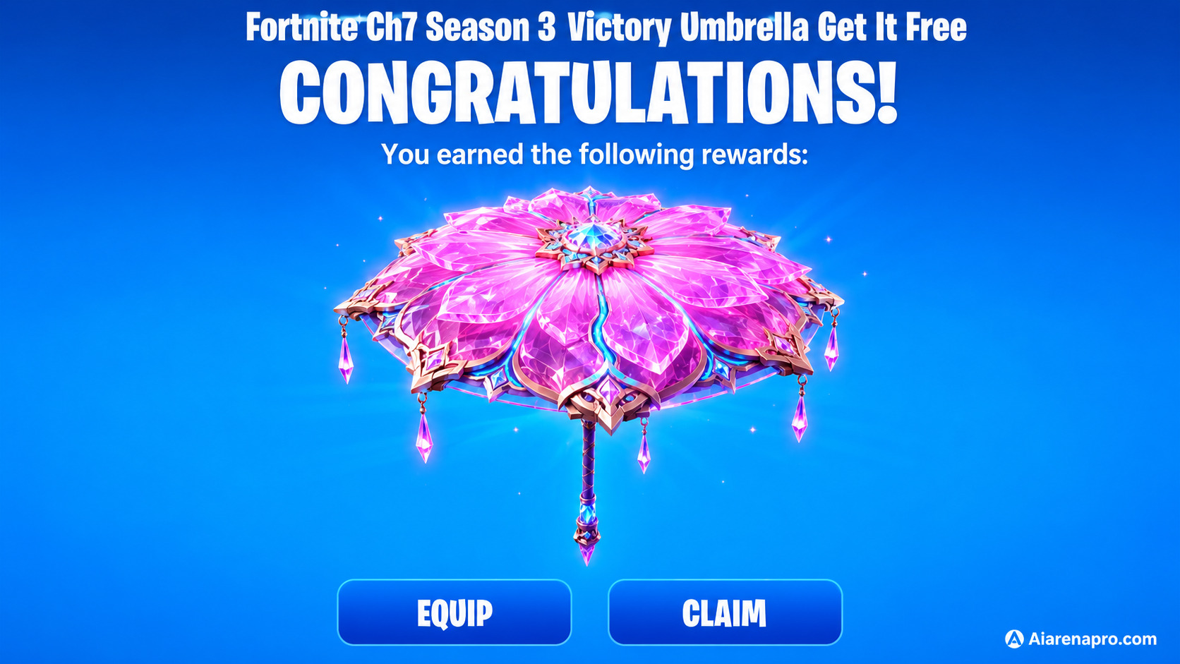 Fortnite Ch7 Season 3 Victory Umbrella