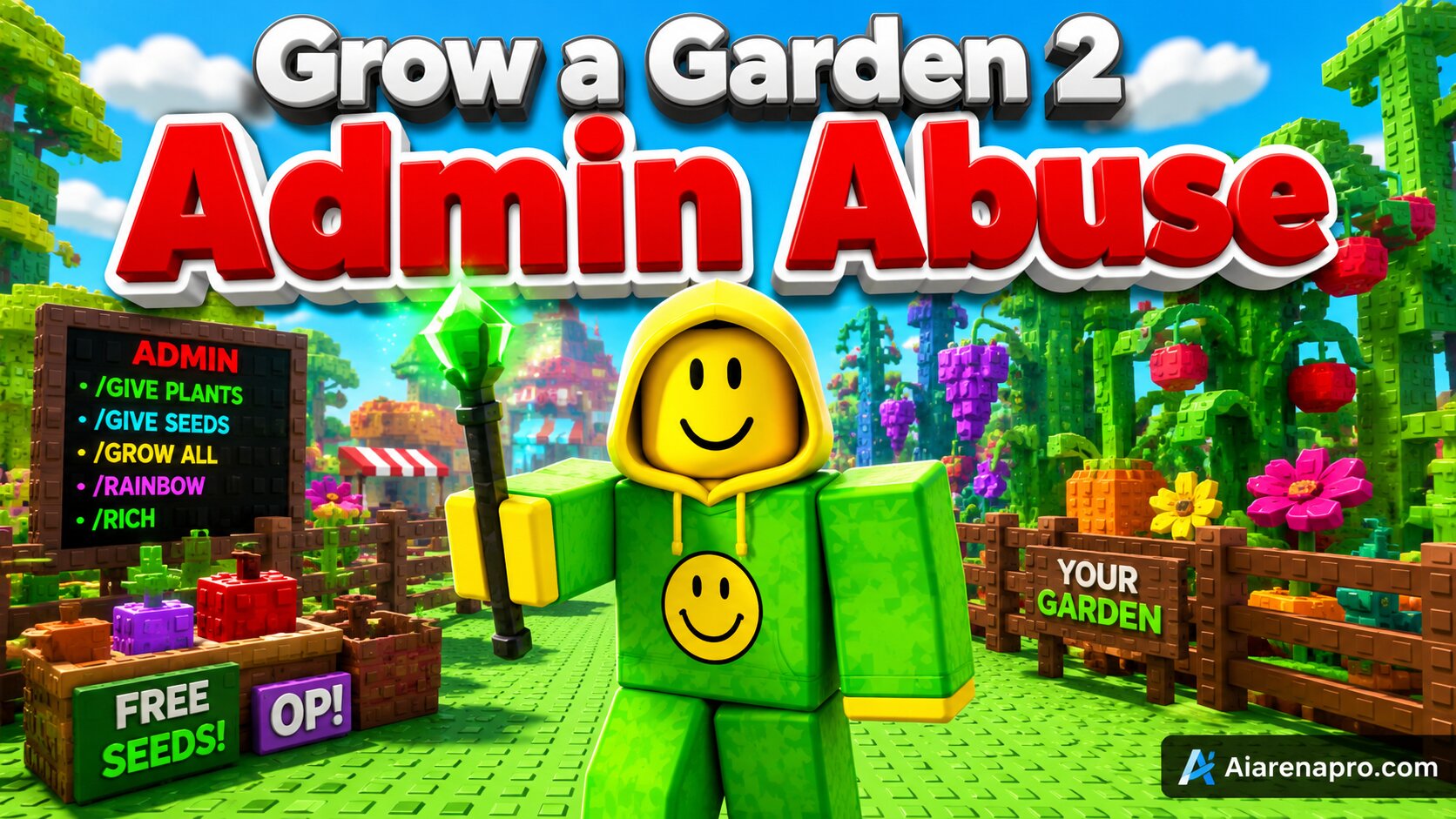 Grow a Garden 2 Admin Abuse