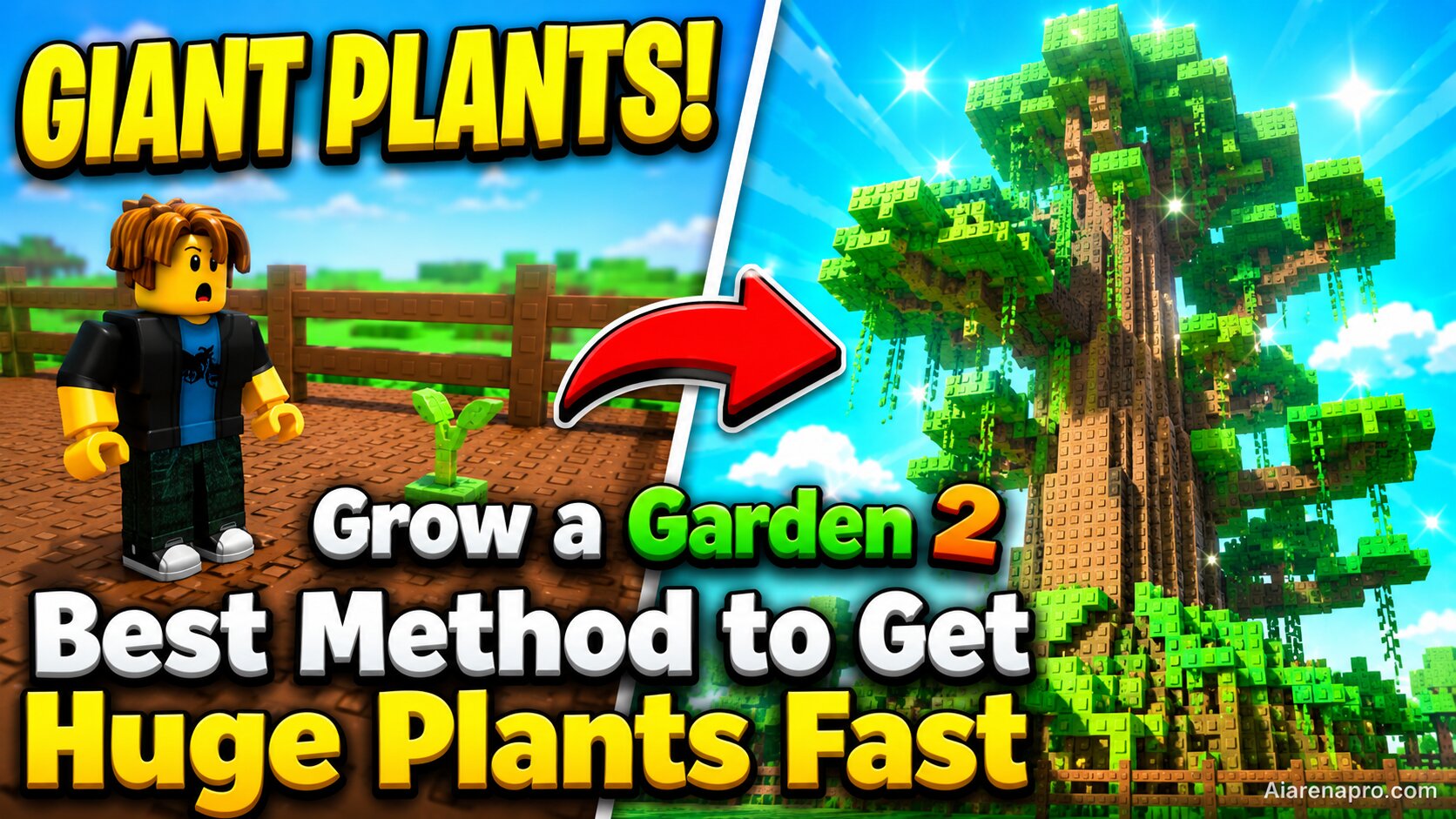Grow a Garden 2 Best Method to Get Huge Plants Fast