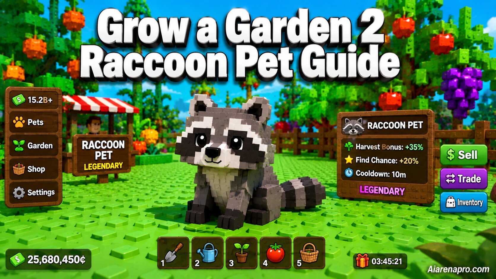 Grow a Garden 2 Raccoon Pet Guide