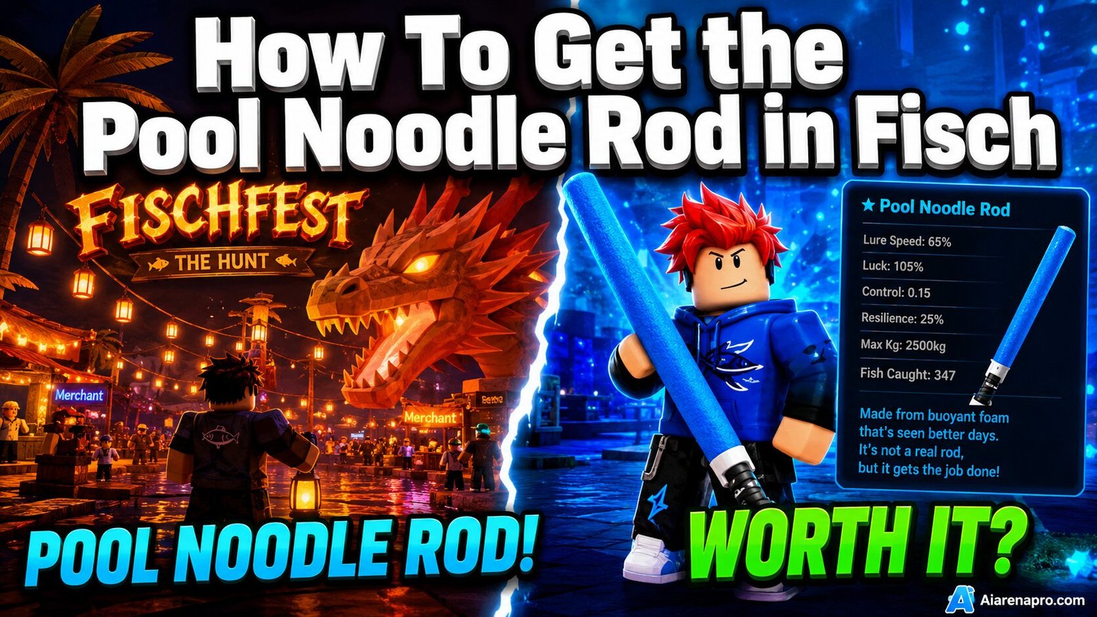 How To Get the Pool Noodle Rod in Fisch