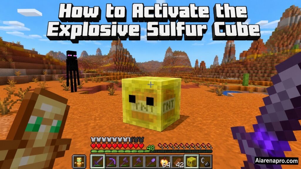 How to Activate the Explosive Sulfur Cube
