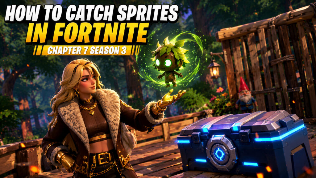 How to Catch Sprites in Fortnite Chapter 7 Season 3?