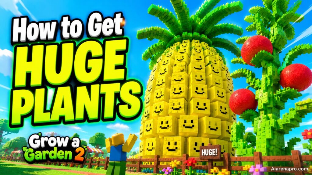 How to Get Huge Plants in Grow a Garden 2
