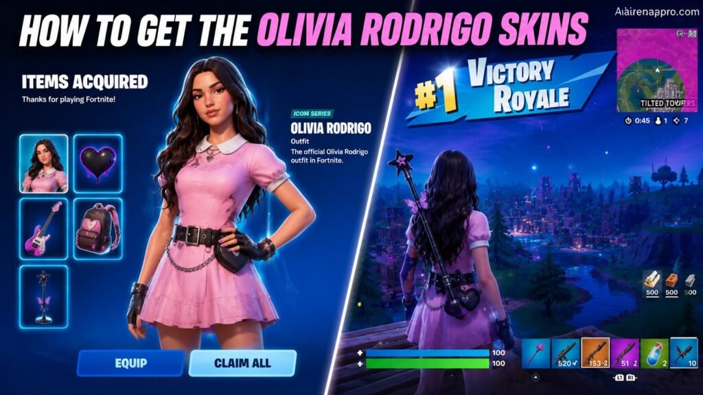 How to Get the Olivia Rodrigo Skins