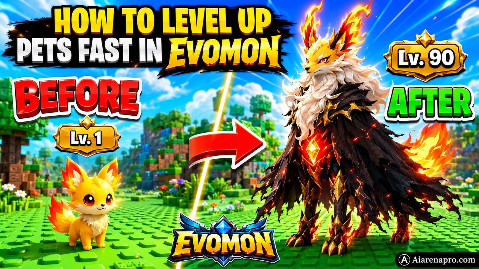 How to Level Up Pets Fast in Evomon