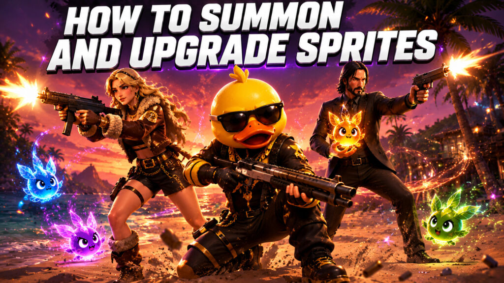 How to Summon and Upgrade Sprites?