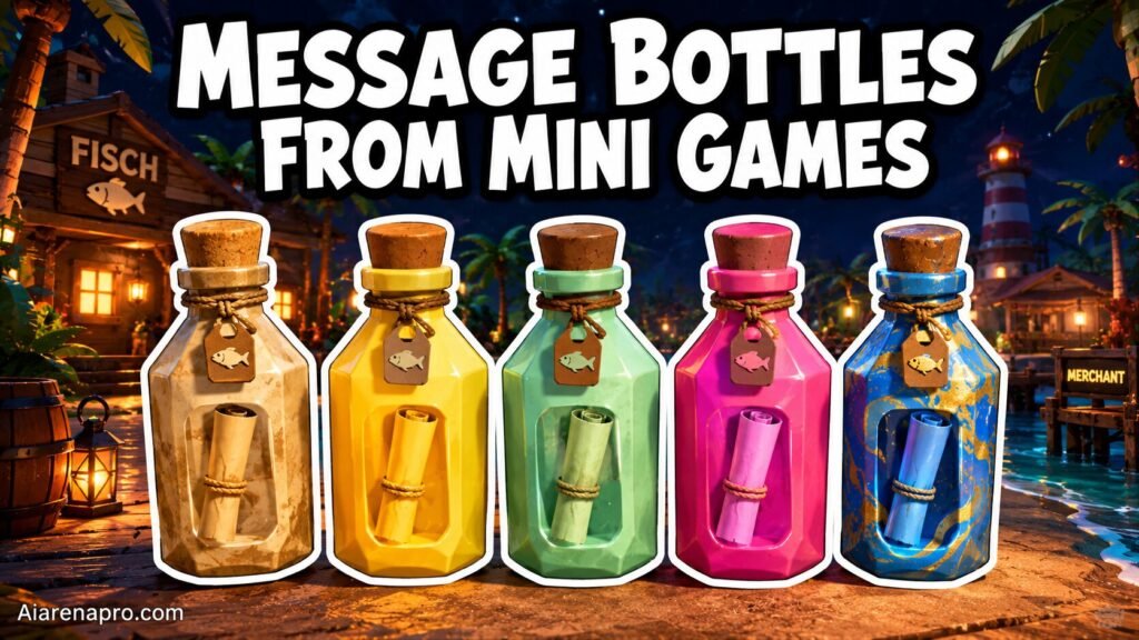 Message Bottles from Mini Games